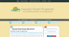 Desktop Screenshot of hawaiiandreamproperties.com
